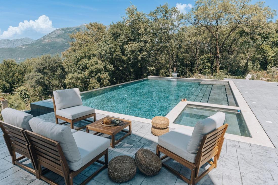 Villa Principium With Infinity Edge Pool&Hot Tub Kotor Exterior photo